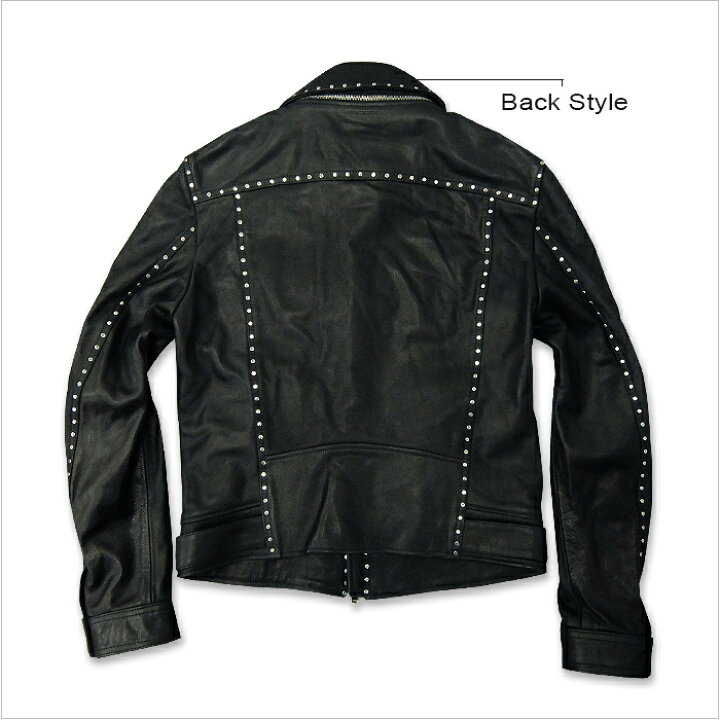 楽天市場】DIESEL(ディーゼル) BLACK GOLDStuds Leather Jacket 