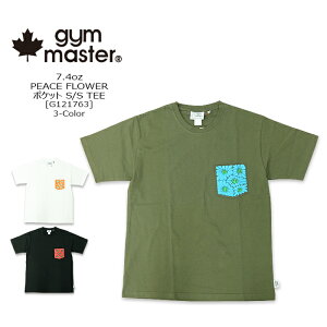 gym master(�W���}�X�^�[) 7.4oz PEACE FLOWER�@�|�P�b�g S/S Tee [G121763] �s�[�X�t�����[�@�|�P�b�g�t���@���C�v�����g LOVE&PEACE�A���J�W ���f�B�X �����Y�@ 7.4oz �R�b�g�� �y��4,290�z�ysmtb-kd�z�yRCP�z