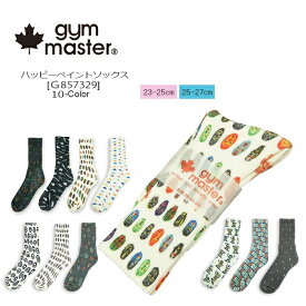 gym master(ジムマスター) ハッピーペイントソックス [G857329]靴下 SOCKS メンズ レディス アメカジ キャンパス スニーカーソックス【\1,210】【RCP】