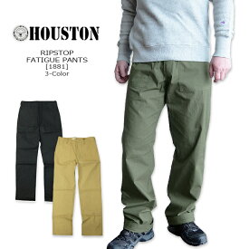 HOUSTON(ヒューストン) RIPSTOP FATIGUE PANTS[1881]3-Color リップストップファティーグパンツ コットン ベイカーパンツ メンズ ミリタリー 薄手 2022S/S【\6,490】【smtb-kd】【RCP】