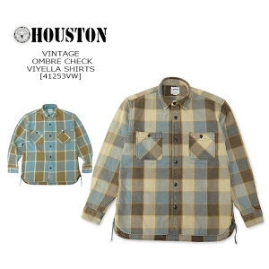 HOUSTON(�q���[�X�g��) VIYELLA CHECK L/S SHIRT VW [41253VW]2-Color b�r���e�[�W�E�H�b�V�� �I���u���`�F�b�N �r�G���V���c �V���c �l���V���c �����V���c �����Y �A���J�W ���[�N�V���c�y��9,790�z�yRCP�z
