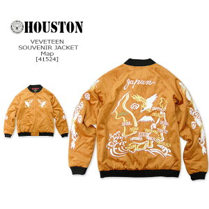 HOUSTON(�q���[�X�g��) VELVETEEN SOUVENIR JACKET(MAP)�y51524�z�ʒ� �X�[�x�j�A�W���P�b�g �n�}�� �v�����g �h�J �X�J�W�����y��23,980�z�yRCP�z