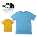 THE NORTH FACE(ノースフェイス) HERITAGE PATCH POCKET S/S TEE [NF0A7QAI] ヘリテージパッチポケット 半袖Tシャツ ロゴ アウトドア　海外USモデル【smtb-kd】【RCP】