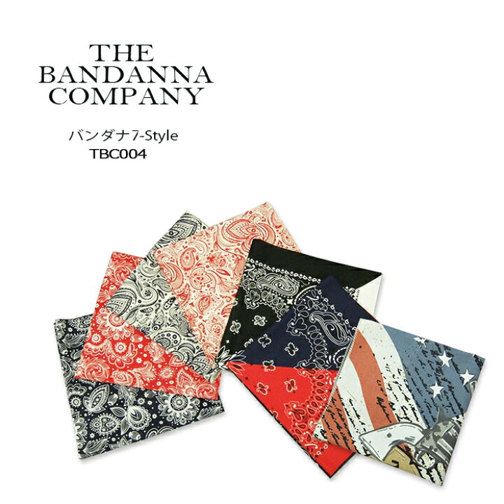 楽天市場】THE BANDANNA COMPANY(バンダナカンパニー) BANDANA[TBC004 