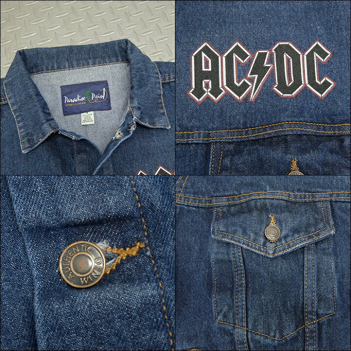 楽天市場】ROCK JK ACDC DENIM JACKET [エーシーディーシー]デニム 