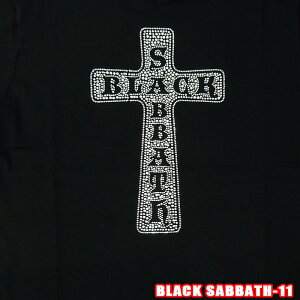 ROCK TEEBLACK SABBATH-11[�u���b�N�T�o�X] Cross Diamond ���b�NT�V���c/�o���hT�V���c ���C���X�g�[���yRCP�z�p��/�č��̃I�t�B�V�������C�Z���X