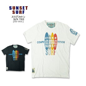 SUNSET SURF[サンセットサーフ] S/S TEE JMSS001BY JOHNSON MOTORS MADE IN USA バイクTシャツ　スラブコットン 【smtb-kd】【RCP】ジョンソンモータース アメリカ製