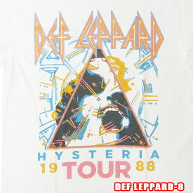 ROCK TEE DEF LEPPARD-8[デフレパード] HYSTERIA 88 ロックTシャツ バンドTシャツ ROCK T バンT【smtb-kd】【RCP】英国/米国のオフィシャルライセンス