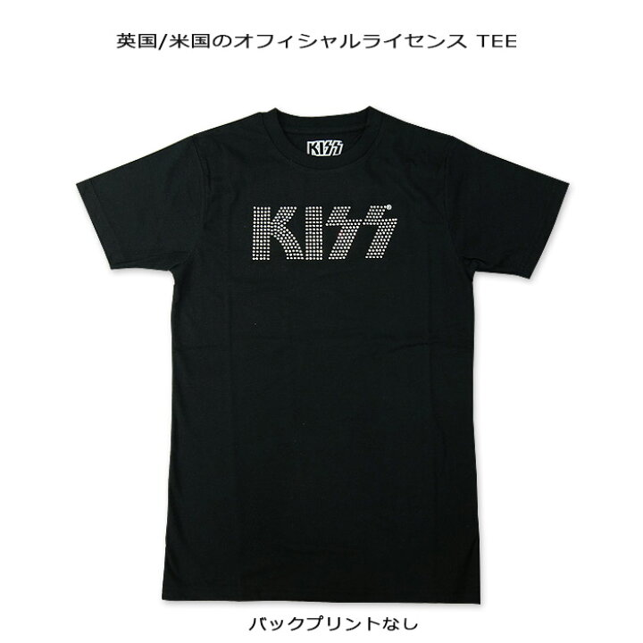 楽天市場】ROCK TEE KISS-72[キッス] Logo Diamanteラインストーン 