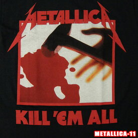 ROCK TEE METALLICA-11[メタリカ] KILL EM ALL TRACKS ロックTシャツ バンドTシャツ ROCK T バンT 英国/米国のオフィシャルライセンス 【smtb-kd】【RCP】