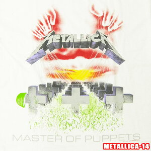 ROCK TEE METALLICA-14[���^���J] MASTER OF PUPPETS ���b�NT�V���c �o���hT�V���c �p��/�č��̃I�t�B�V�������C�Z���X �yRCP�z