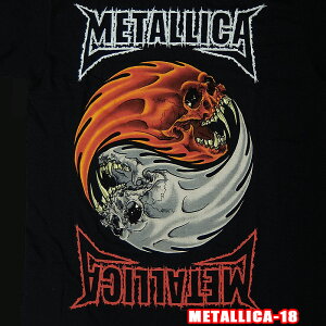 ROCK TEE METALLICA-18[���^���J] Yin Yang ���b�NT�V���c �o���hT�V���c �p��/�č��̃I�t�B�V�������C�Z���X �o��T�yRCP�z