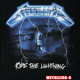 ROCK TEE METALLICA-3[メタリカ] Ride The Lightening ロックTシャツ バンドTシャツ 英国/米国のオフィシャルライセンス バンT【RCP】