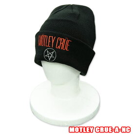 ROCK CAP MOTLEY CRUE-KNIT CAP-A[モトリークルー]KNIT CAPニットキャップ　LOGO　帽子 ワッチキャップ ロックTシャツ/バンドTシャツ 【RCP】英国/米国のオフィシャルライセンス