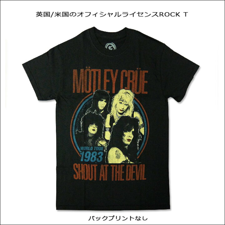 楽天市場】ROCK TEE MOTLEY CRUE-11[モトリークルー] VINTAGE 83 SHOUT 