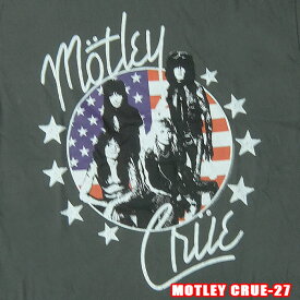 ROCK TEE MOTLEY CRUE-27モトリークルー]American Flag And Stars英国/米国のオフィシャルライセンスTEE ロックTシャツ/バンドTシャツ 【smtb-kd】【RCP】