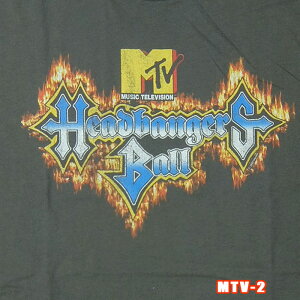 MOVIE & TV TEE MTV-2[�G���e�B�[�r�[]MTV Head Bangers Fire Logo�~���[�W�b�N�e���r�W���� �p��/�č��̃I�t�B�V�������C�Z���XTEE ���b�NT�V���c/�o���hT�V���c Music television�ysmtb-kd�z�yRCP�z