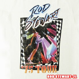 ROCK TEE -Lady's- ROD STEWART-2L [ロッドスチュワート] 75 Tour Retro)レディス ロックTシャツ バンドTシャツ ROCK T バンT 【smtb-kd】【RCP】英国/米国のオフィシャルライセンス