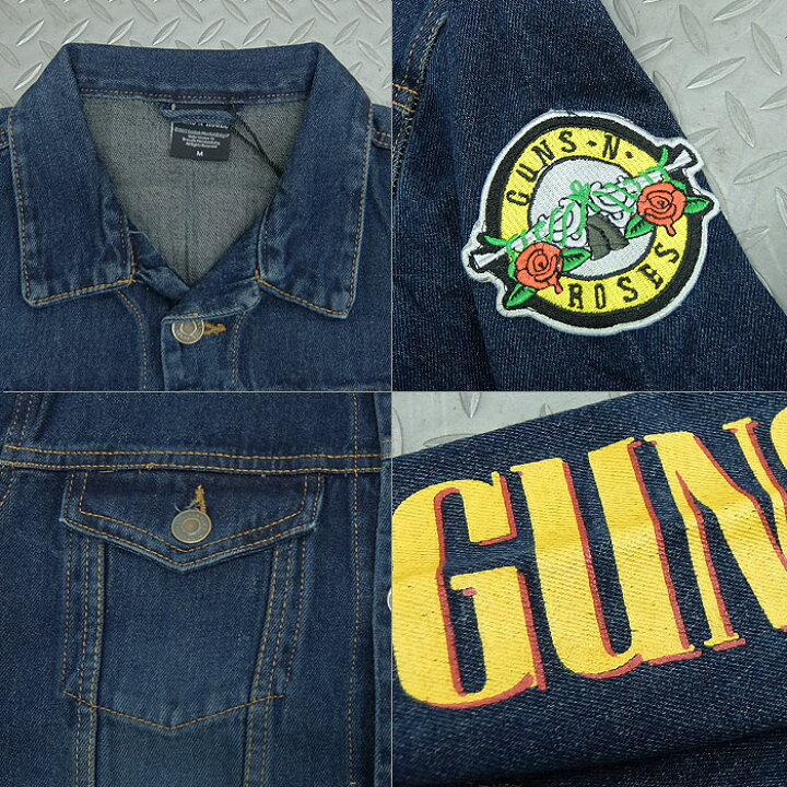 楽天市場】ROCK DENIM JACKET GUNS N