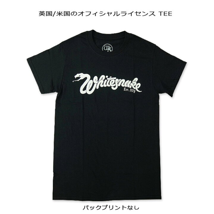 楽天市場】ROCK TEE WHITESNAKE-1ホワイトスネイク] EST.1978 ロックT 