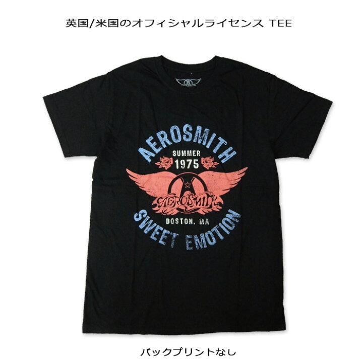 楽天市場】ROCK TEE Aerosmith-12[エアロスミス] SWEET EMOTION英国 