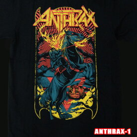ROCK TEE ANTHRAX-1[アンスラックス] HEADLESS HORSEMAN ロックTシャツ バンドTシャツ ROCK T バンT 英国/米国のオフィシャルライセンス