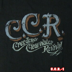ROCK TEE CCR-1 [�N���[�f���X�E�N���A�E�H�[�^�[�E���o�C�o�� ] CCR ���b�NT�V���c �o���hT�V���c ROCK T �o��T �p��/�č��̃I�t�B�V�������C�Z���X �yRCP�zC.C.R.