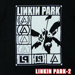 ROCK TEE LINKIN PARK-2[�����L���p�[�N] LOGOS RECTANGLE ���b�NT�V���c �o���hT�V���c ROCK T �o��T�yRCP�z�p��/�č��̃I�t�B�V�������C�Z���X
