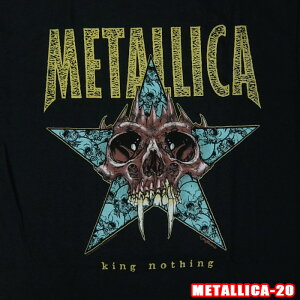 ROCK TEE METALLICA-20[���^���J] KING NOTHING�p��/�č��̃I�t�B�V�������C�Z���X ���b�NT�V���c �o�b�N�v�����g �o���hT�V���c �o��T