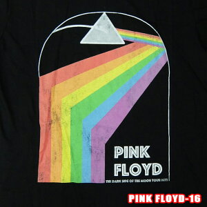 ROCK TEE PINK FLOYD-16[�s���N�t���C�h]THE DARK SIDE OF THE MOON TOUR 1972�p��/�č��̃I�t�B�V�������C�Z���X ���b�NT�V���c �o�b�N�v�����g �o���hT�V���c �o��T