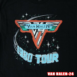 ROCK TEE VAN HALEN-24[���@�� �w�C����]1980 TOUR�p��/�č��̃I�t�B�V�������C�Z���X ���b�NT�V���c �o���hT�V���c �o��T