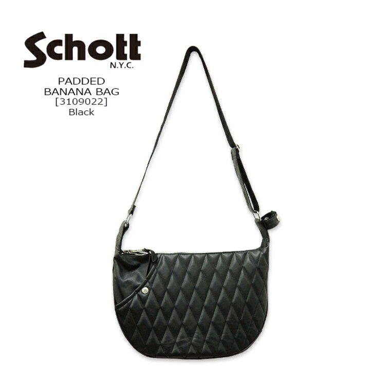 楽天市場】Schott(ショット) PADDED BANANA BAG[3109022] パデッド 