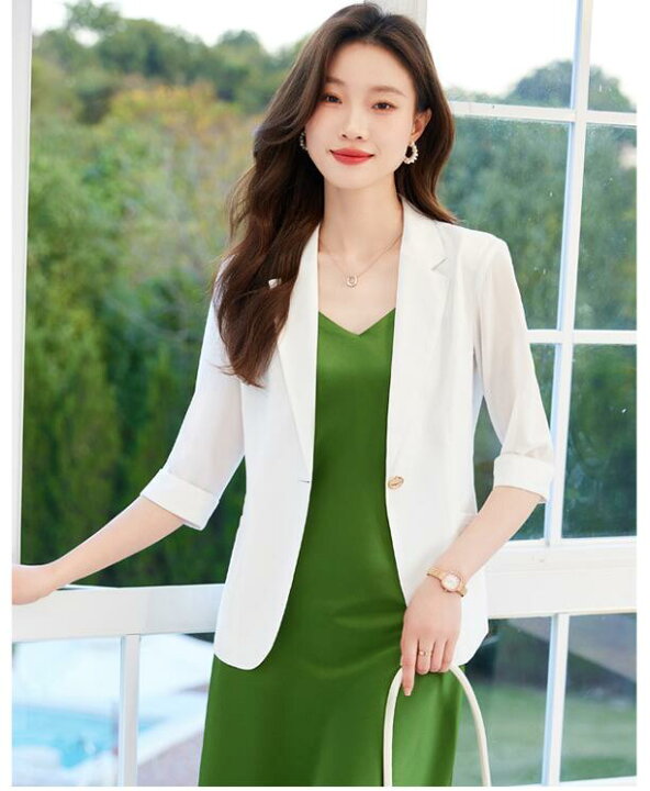 楽天市場】テーラードジャケット 夏 レディース シースルー ジャケット  