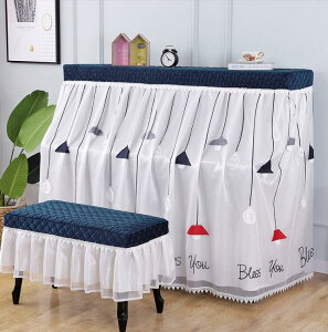 可愛い フリル付き ピアノカバー オールカバー 全体保護カバー 防塵カバー 標準直立型ピアノ用 豪華 セット シングル ダブル 上品 ピアノ掛け 汚れ防止 保護カバー おしゃれ 北欧 エレガン