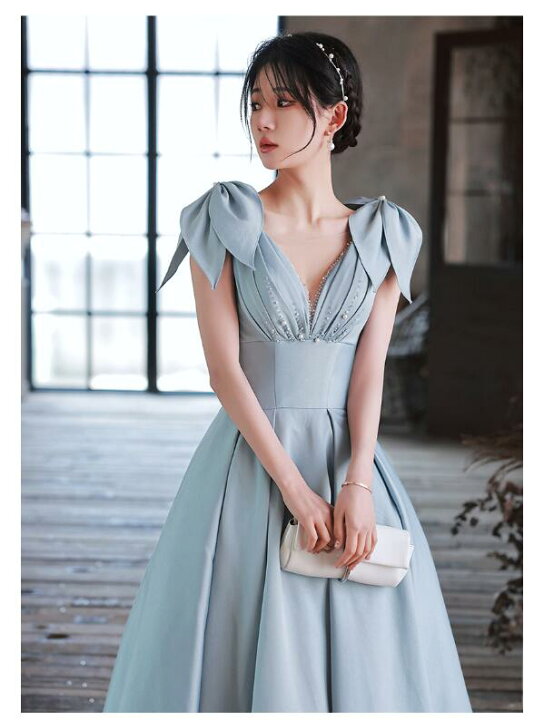 楽天市場】サテン ロングドレス イブニングドレス フォーマル  