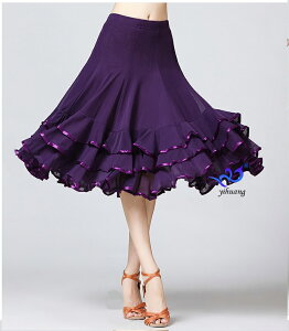 社交ダンスドレス ラテンドレス モダンドレス ダンス衣装 ステージ衣装 フラメンコ衣装 スカート ロングスカート ダンスウエア 競技 デモ 練習着 スカート 舞台