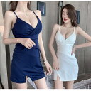 【新入荷】ミニワンピース ミニドレス レディース 20代30代40代 キャミ Vネック ワンピース 無地 タイト ボディコン インナー 細身 セクシー 韓国風 オシャレ 春夏