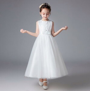 ロングドレス ピアノ発表会 赤ちゃん 女の子 女児 キッズ ワンピース パーティードレス フォーマルドレス 子供ドレス 上品 可愛い チュールドレス リボンドレス お呼ばれ おしゃれ 結婚式