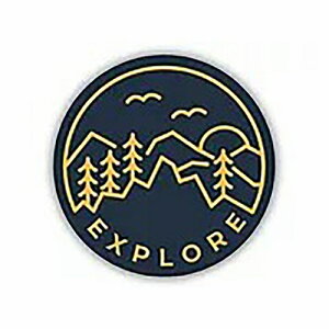 �y���{���K�i 13���܂œ����o�ׁzEXPLORE CIRCLE�@STICKERS NORTHWEST�i�X�e�b�J�[�m�[�X�E�G�X�g�j�G�N�X�v���[���[�T�[�N��