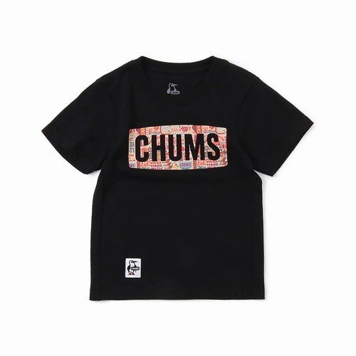 KidsCHUMSLogoPwrofLvTS ランキングTOP5 当店一番人気 CHUMS チャムス -Black キッズチャムスロゴパワーオブラブTシャツ