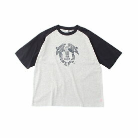 【日本正規品 13時まで当日出荷】Oversized Chumley Crue Ragran T-Shirt(レディース)　CHUMS（チャムス）オーバーサイズドチャムリークルーラグランTシャツ