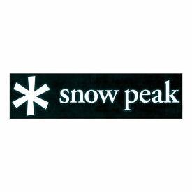 【日本正規品 13時まで当日出荷】ロゴステッカーアスタリスク　snow peak（スノーピーク）