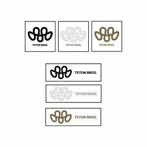 y{Ki 13܂œoׁzTB Stickers^S (KBW) 6set@Teton Bros.ieB[guXj