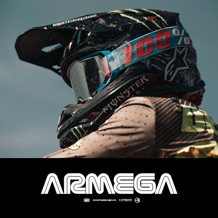 楽天市場】MXゴーグル 100％ ARMEGA （アルメガ）Fury フューリー 