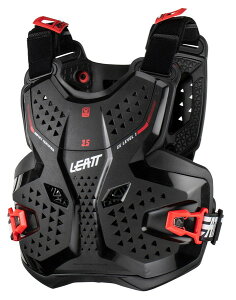 LEATT 23 プロテクター 子供用 3.5 Jr チェスト ブラック/レッド ジュニア キッズ用 (ネックブレース対応)モトクロス 正規輸入品 WESTWOODMX