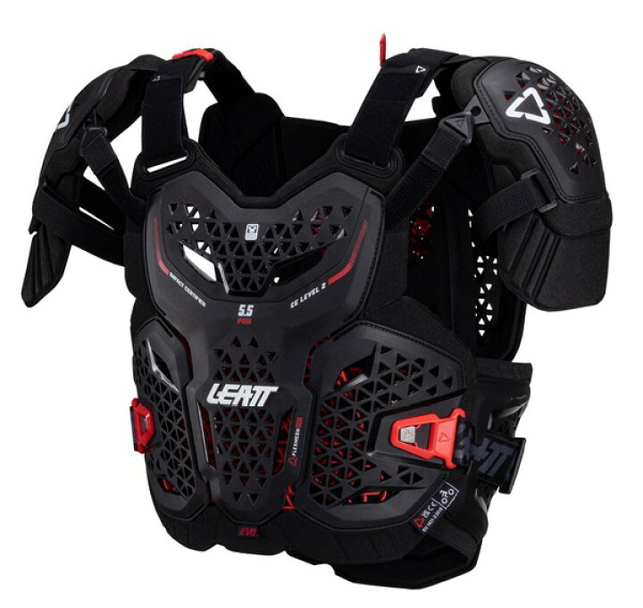 楽天市場】LEATT チェストプロテクター 5.5 PRO EVO ブラック （ネック 