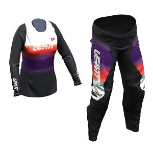 女性用 MXウエア 上下セット LEATT 4.5 サンバーン SunBurn ジャージ&パンツ ガールズ モトクロス 正規輸入品 WESTWOODMX 25