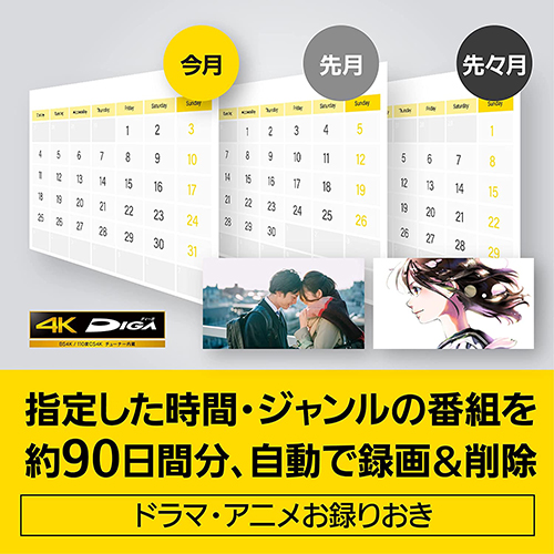 楽天市場】Panasonic 4Kチューナ内蔵 ブルーレイディスクレコーダー