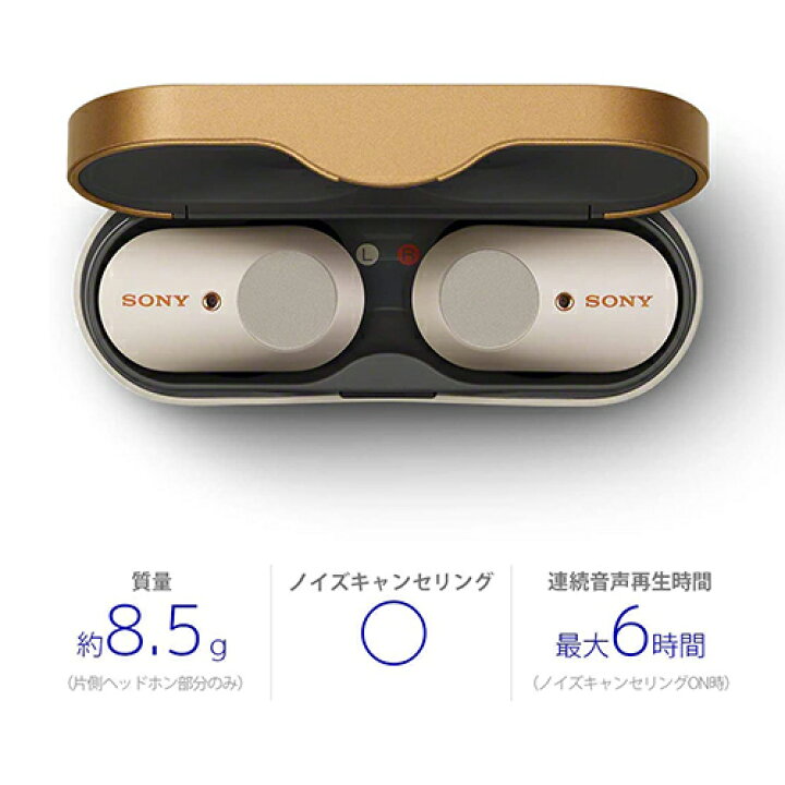 楽天市場】SONY ノイズキャンセル機能搭載 完全ワイヤレスイヤホン WF  