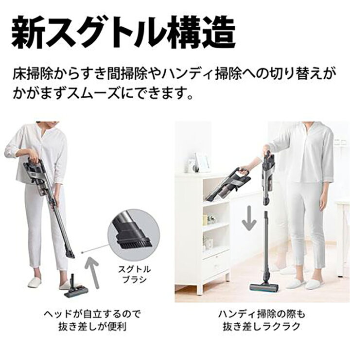 楽天市場】SHARP コードレススティッククリーナー RACTIVE Air 